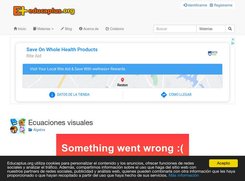 Educaplus: Ecuaciones Visuales Interactive