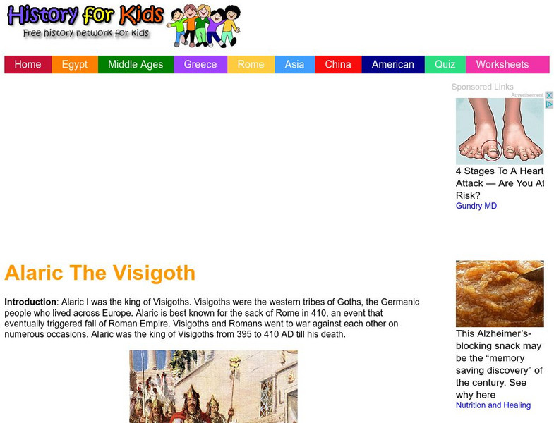 History for Kids: Ancient Egypt Art History Handout History for Kids: Ancient Egypt Art History Handout