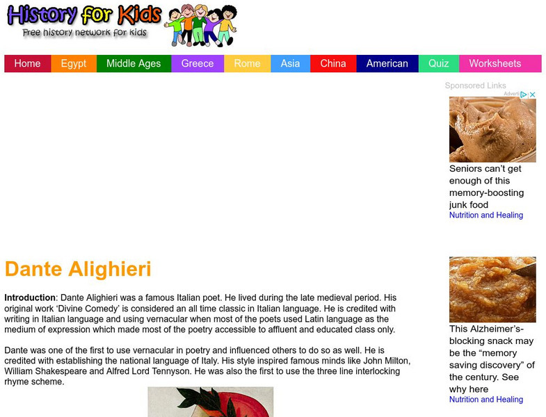 History for Kids: The Amazing Middle Ages Handout History for Kids: The Amazing Middle Ages Handout
