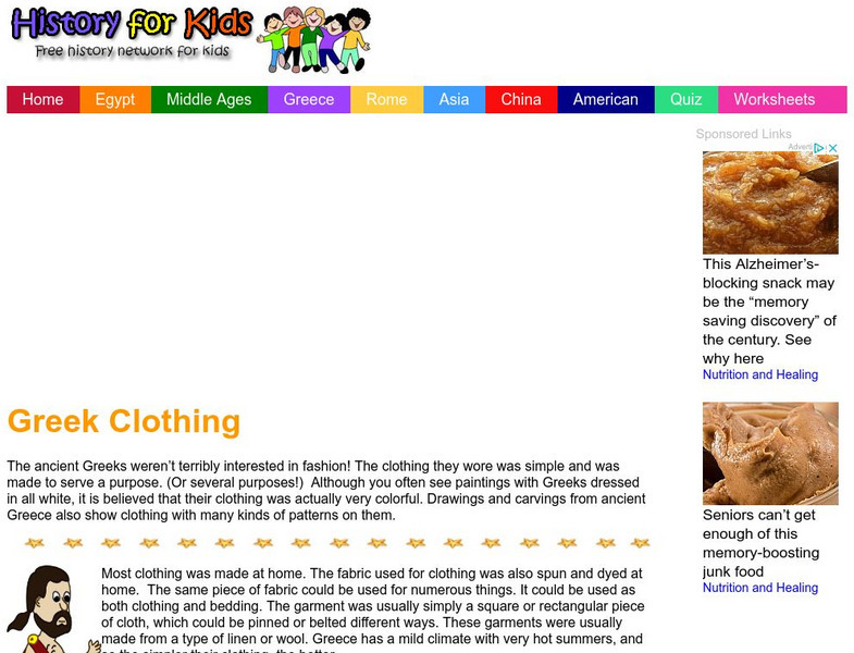 History for Kids: The Dorians Handout History for Kids: The Dorians Handout