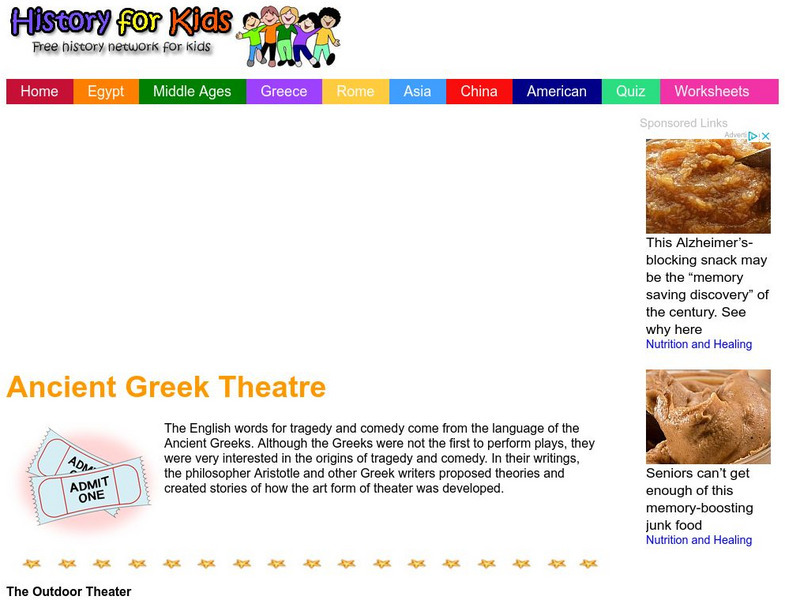 History for Kids: Egyptian School Handout History for Kids: Egyptian School Handout