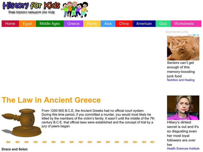 History for Kids: Canute the Great Handout