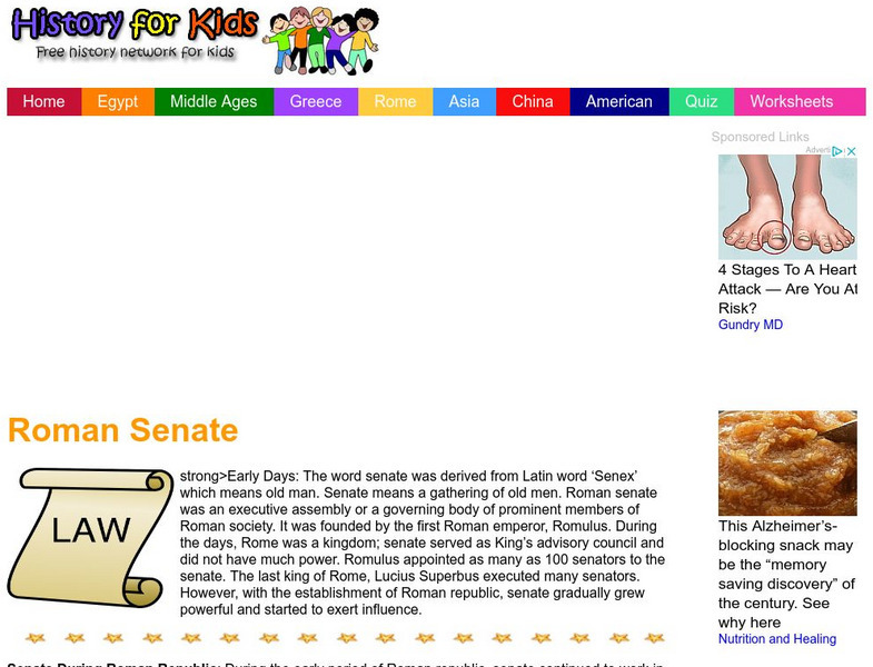 History for Kids: Chief Joseph Handout