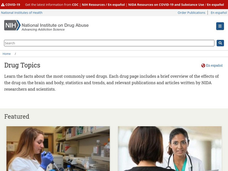 Nida: Information on Common Drugs of Abuse Website Nida: Information on Common Drugs of Abuse Website