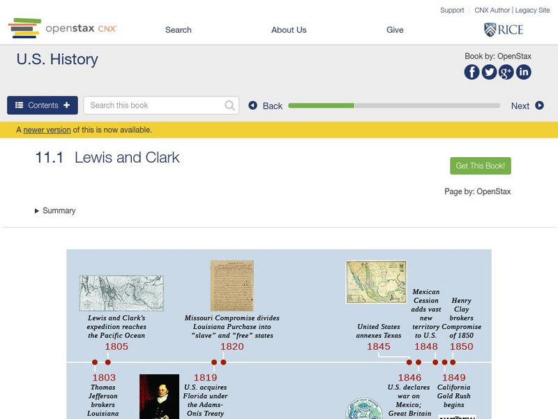 Open Stax: Lewis and Clark eBook Open Stax: Lewis and Clark eBook