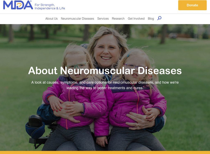 The Muscular Dystrophy Association: Muscle Disease Handout