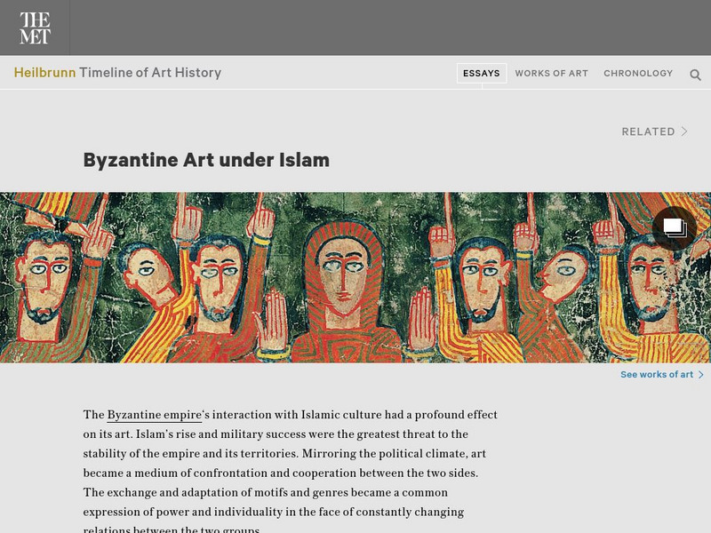 Metropolitan Museum of Art: Byzantine Art Under Islam Graphic