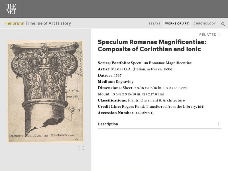 Metropolitan Museum of Art: Speculum Romanae Magnificentiae Graphic Metropolitan Museum of Art: Speculum Romanae Magnificentiae Graphic