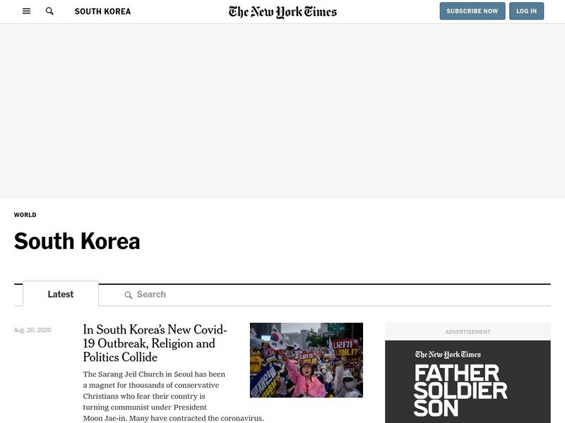 New York Times: South Korea News Website New York Times: South Korea News Website