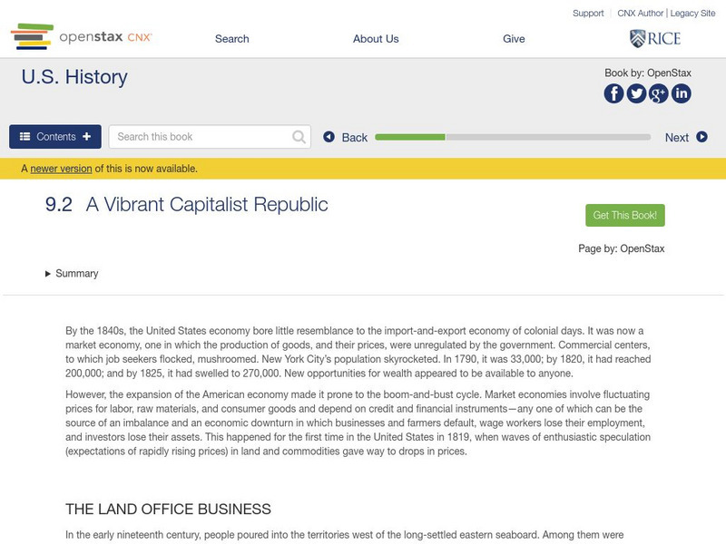 Open Stax: A Vibrant Capitalist Republic eBook Open Stax: A Vibrant Capitalist Republic eBook
