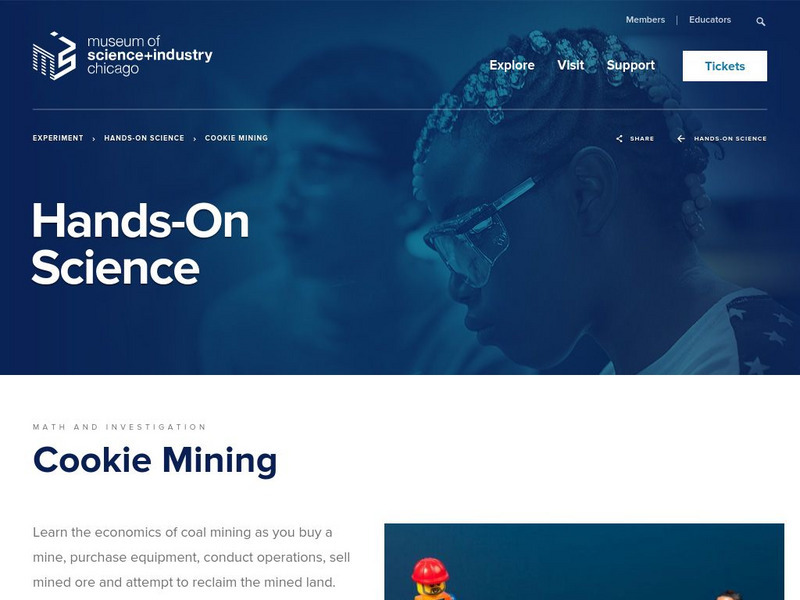 Museum of Science and Industry: Online Science: Activities: Cookie Mining Activity