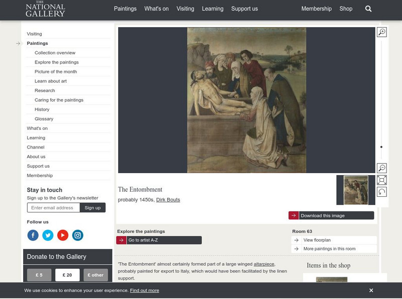 National Gallery, London: Dirk Bouts the Entombment Graphic National Gallery, London: Dirk Bouts the Entombment Graphic