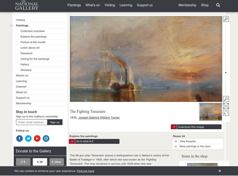 National Gallery, London: Turner, the Fighting Temeraire Graphic National Gallery, London: Turner, the Fighting Temeraire Graphic