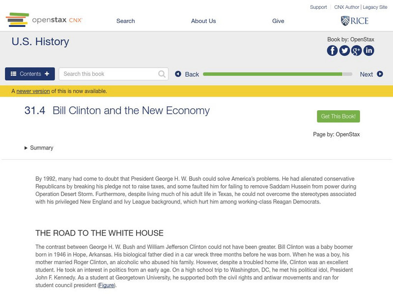 Open Stax: From Cold War to Culture Wars 1980 2000: Bill Clinton and New Economy eBook Open Stax: From Cold War to Culture Wars 1980 2000: Bill Clinton and New Economy eBook
