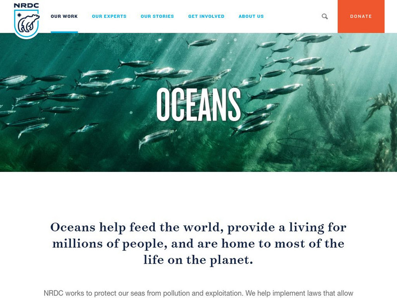National Resources Defense Council: Your Oceans Website National Resources Defense Council: Your Oceans Website
