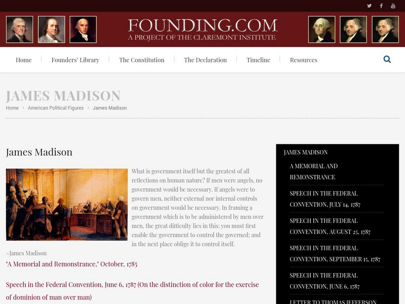 Founding.com: James Madison Primary