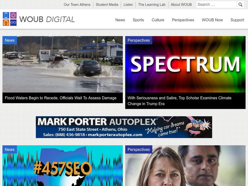 Ohio University: Woub Digital Website