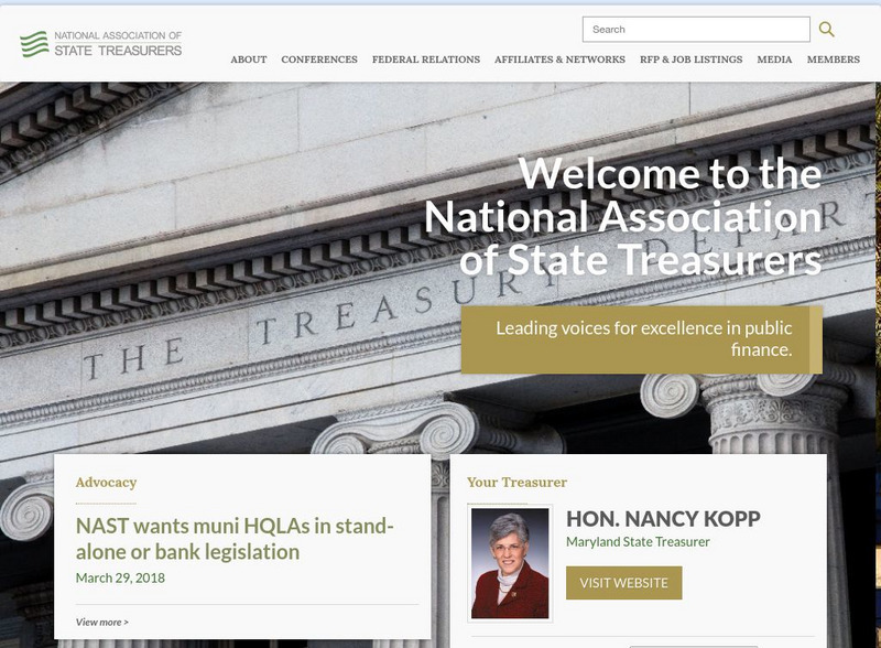 National Association of State Treasurers Website