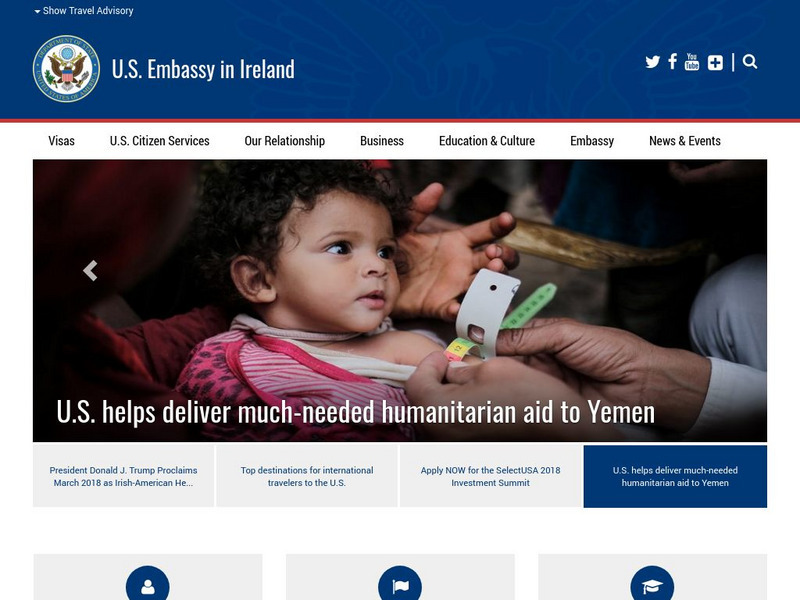 Us Embassy in Ireland Website Us Embassy in Ireland Website