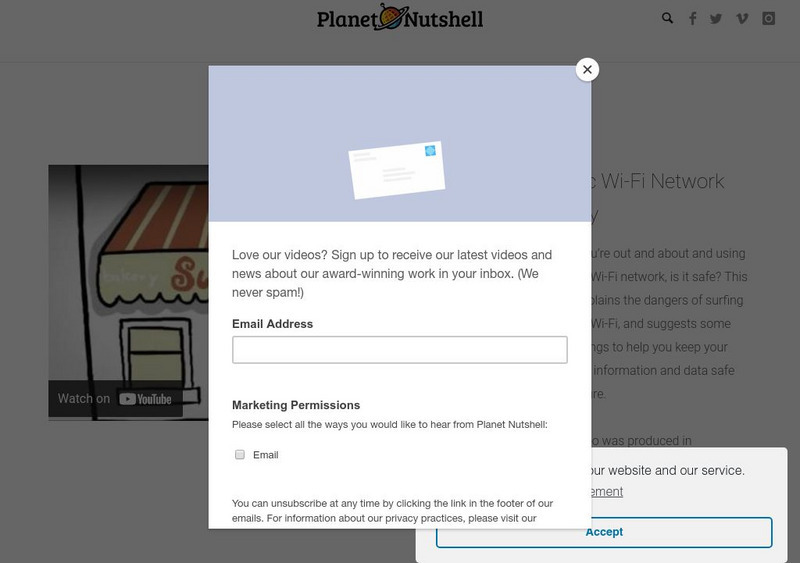 Planet Nutshell: Net Safe: Public Wi Fi Network Safety Instructional Video