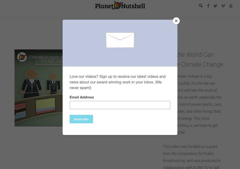 Planet Nutshell: Climate Science: How the World Can Tackle Climate Change Instructional Video