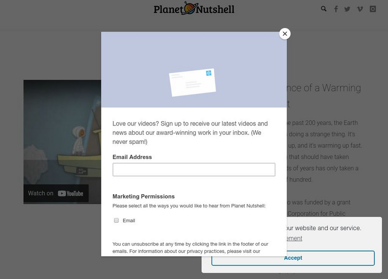 Planet Nutshell: Climate Science: Evidence of a Warming Planet Instructional Video