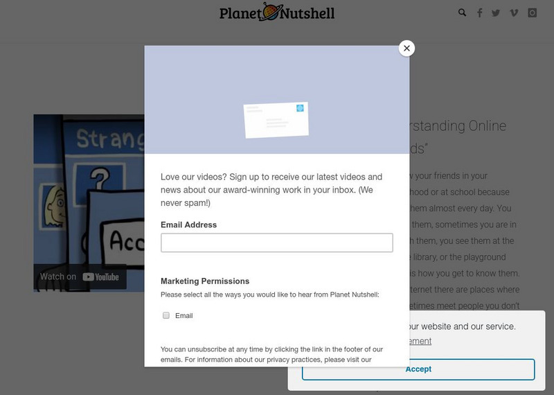 Planet Nutshell: Net Safe: Understanding Online "Friends" (4 6) Instructional Video