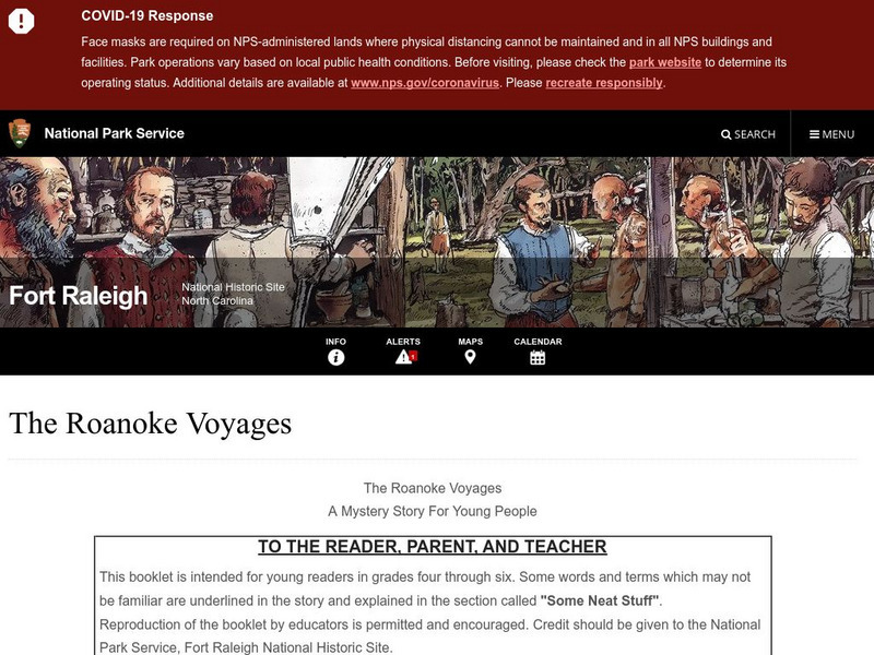 National Park Service: Fort Raleigh: The Roanoke Voyages: A Mystery Story for Young People eBook National Park Service: Fort Raleigh: The Roanoke Voyages: A Mystery Story for Young People eBook