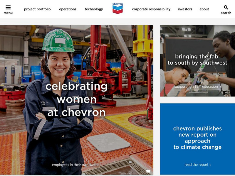 Chevron Corporation: The World of Chevron Human Energy Website Chevron Corporation: The World of Chevron Human Energy Website