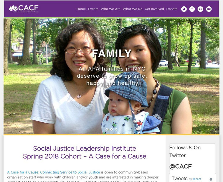 Coalition for Asian American Children & Families Website