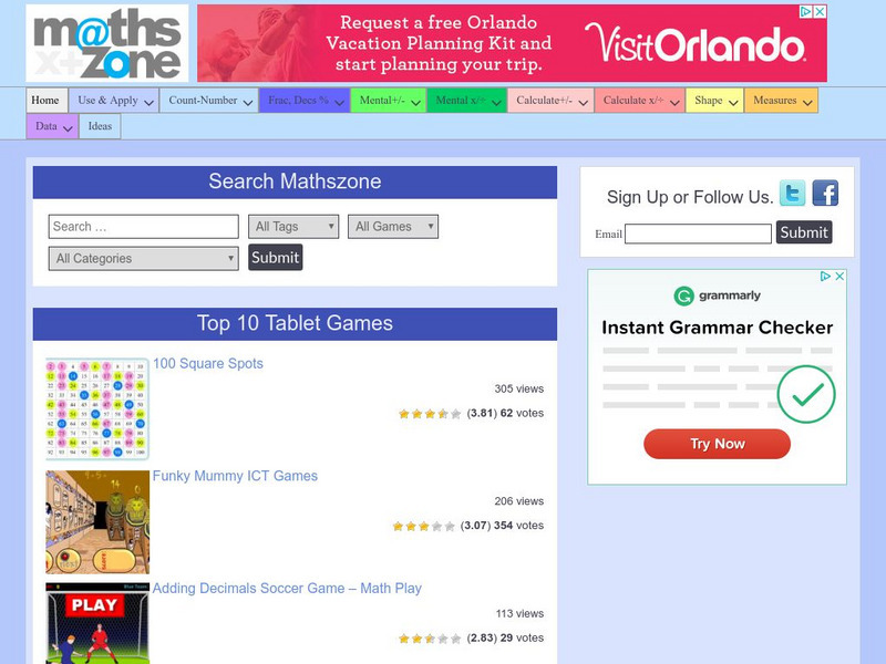 Maths Zone Website Maths Zone Website