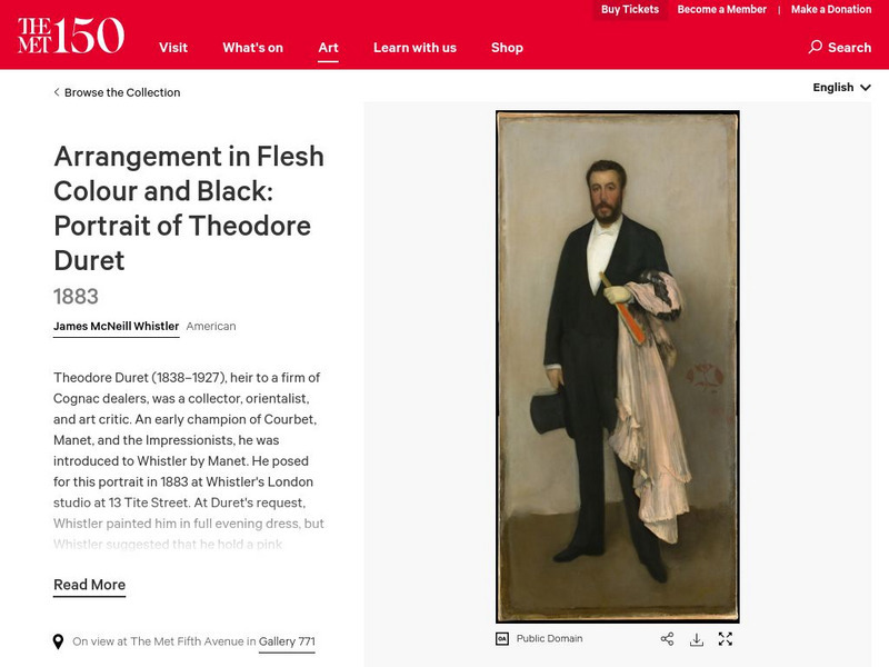 Metropolitan Museum of Art: Arrangement of Flesh Colour and Black Graphic Metropolitan Museum of Art: Arrangement of Flesh Colour and Black Graphic