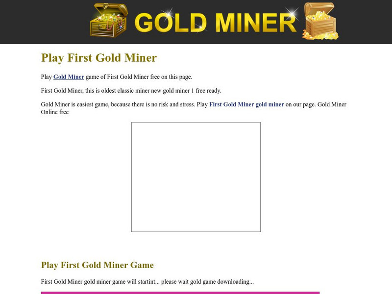 Learn4good: Gold Miner Interactive Learn4good: Gold Miner Interactive