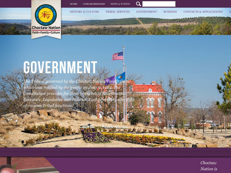 Choctaw Nation of Oklahoma: Government Website Choctaw Nation of Oklahoma: Government Website