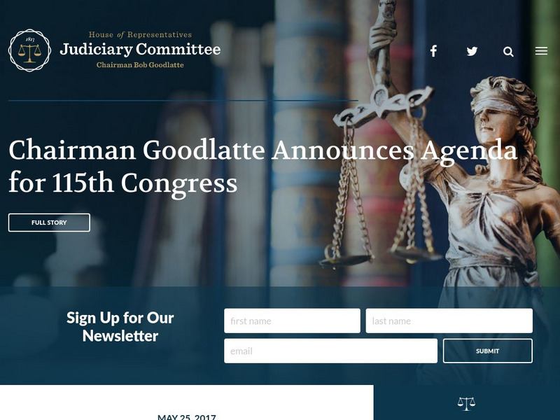 House of Representatives Judiciary Committee Website House of Representatives Judiciary Committee Website