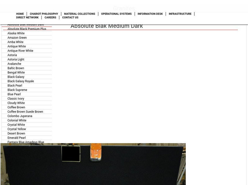 Chariot International: Granite Types Handout Chariot International: Granite Types Handout
