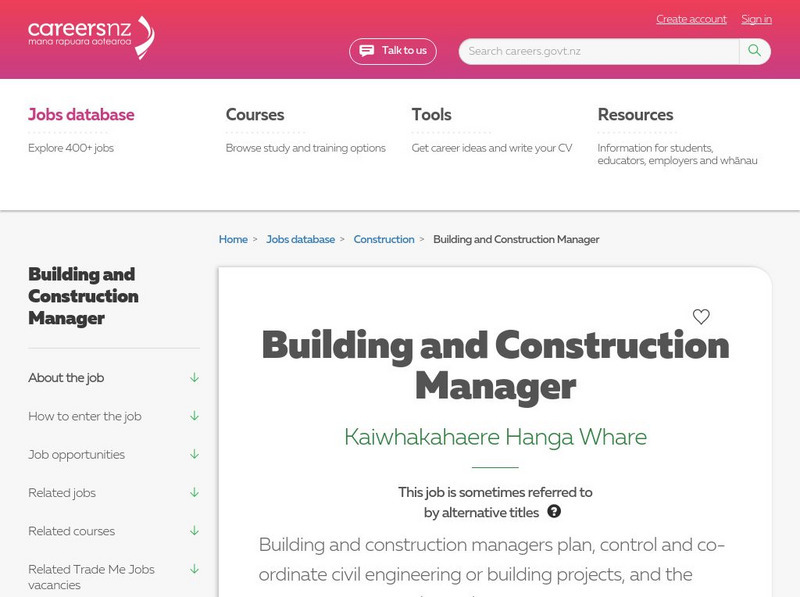 Careers Nz: Construction Site Manager Website Careers Nz: Construction Site Manager Website