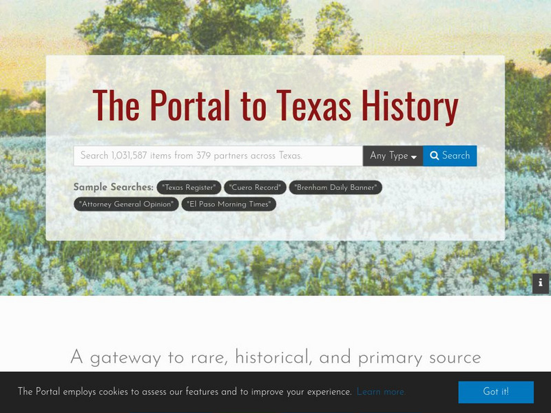The University of North Texas Libraries: The Portal to Texas History Handout The University of North Texas Libraries: The Portal to Texas History Handout