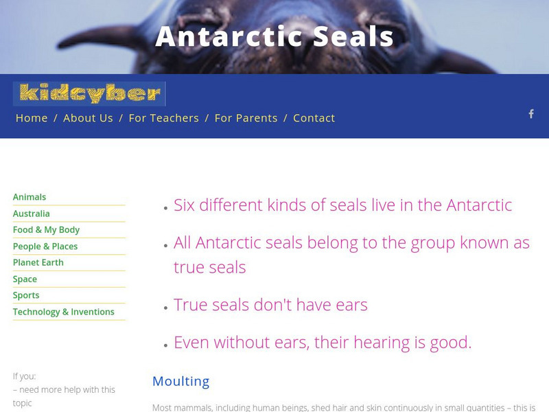 People and Places: Seals Handout People and Places: Seals Handout