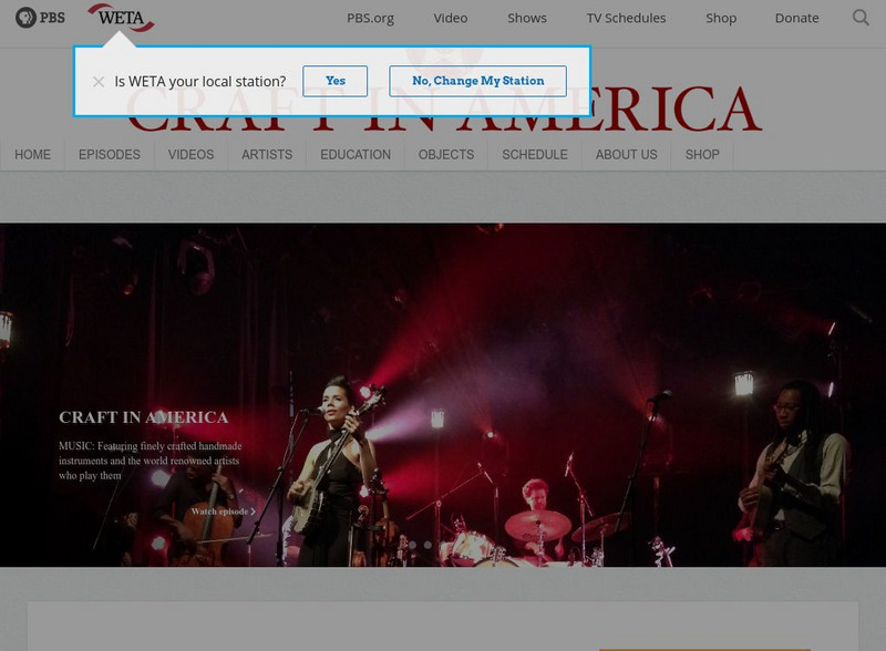 Pbs: Craft in America Website Pbs: Craft in America Website