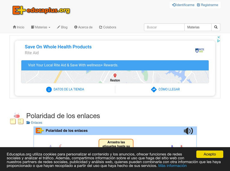 Educaplus: Polaridad De Los Enlaces [In Spanish] Unknown Type
