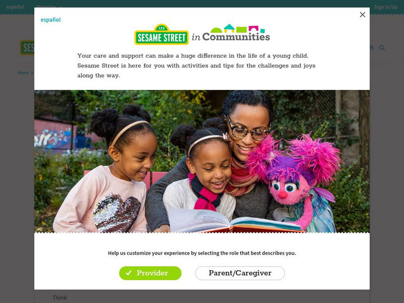 Sesame Street: Breathe, Think, Do Article