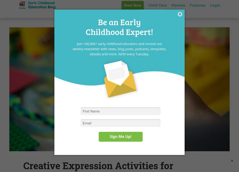Himama: Early Childhood Education Blog: Creative Expression Activities Article Himama: Early Childhood Education Blog: Creative Expression Activities Article
