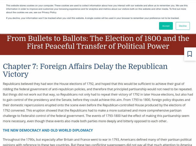 Teaching American History: From Bullets to Ballots Chapter 7 eBook Teaching American History: From Bullets to Ballots Chapter 7 eBook