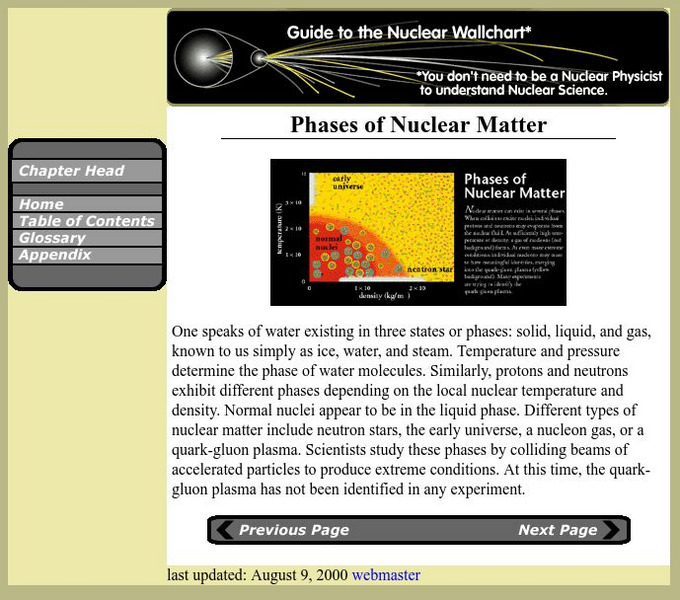 Berkeley Lab: Phases of Nuclear Matter Handout Berkeley Lab: Phases of Nuclear Matter Handout