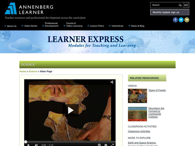 Annenberg Learner: Learner Express: Plate Tectonics Instructional Video Annenberg Learner: Learner Express: Plate Tectonics Instructional Video