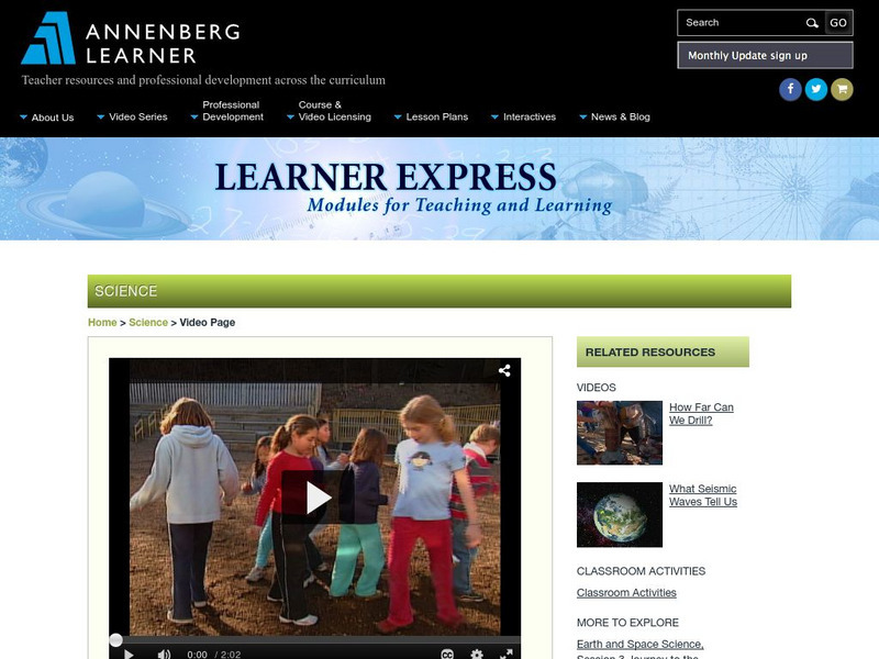 Annenberg Learner:an Analogy for the Effects of Temperature and Pressure on Rock Instructional Video Annenberg Learner:an Analogy for the Effects of Temperature and Pressure on Rock Instructional Video