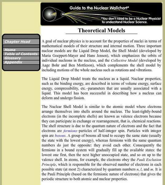 Berkeley Lab: Theoretical Models Handout Berkeley Lab: Theoretical Models Handout