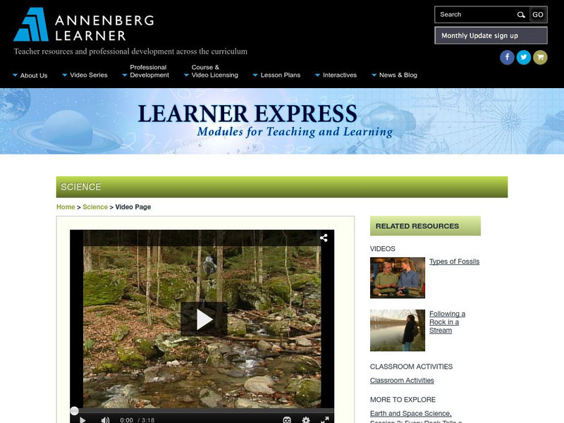 Annenberg Learner: Sedimentary Rock Formation Instructional Video Annenberg Learner: Sedimentary Rock Formation Instructional Video
