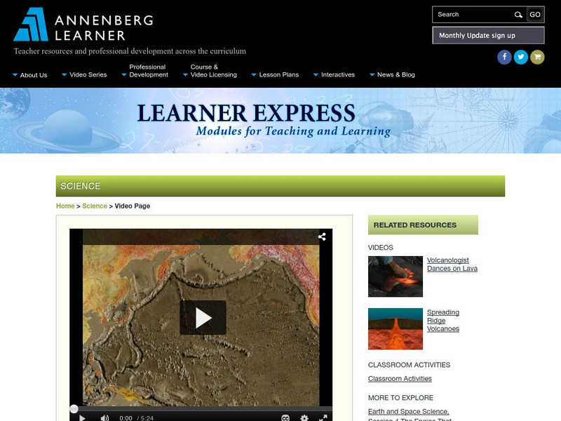 Annenberg Learner: Subduction Zone Volcanoes Instructional Video Annenberg Learner: Subduction Zone Volcanoes Instructional Video